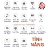 Đồng hồ thông minh SR11 - viền titan - dynamic island - full thông báo nghe gọi - màn hình chờ AOD - sạc không dây 3