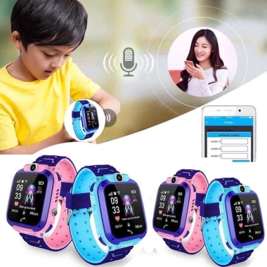 Đồng Hồ Thông Minh Trẻ Em Q12 / Q15 Lắp Sim Nghe Gọi 2 Chiều,Nhắn Tin, Định Vị LBS, Chống Nước IP67, cuộc goi SOS 3