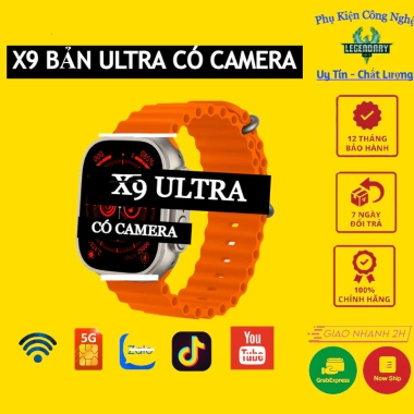 Đồng Hồ Thông Minh X9 Ultra Camera 360° - Nghe Gọi, Lắp Sim, Chơi Game, Bảo Hành 12 Tháng Đồng Hồ Thông Minh X9 Ultra Camera 360° - Nghe Gọi, Lắp Sim, Chơi Game, Bảo Hành 12 Tháng