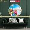 Đồng Hồ Tròn Trang Trí LÁ CỜ VIỆT NAM Cao Cấp Giá Rẻ 98k Thay Vì 119k 4