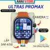 Đồng hồ Ultra5 ProMax 8GB+256GB lắp sim, gọi độc lập, Google Assistant, vuốt cảm ứng
