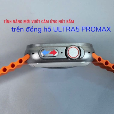 Đồng hồ Ultra5 ProMax 8GB+256GB lắp sim, gọi độc lập, Google Assistant, vuốt cảm ứng 2