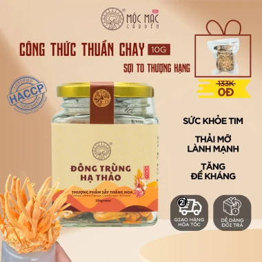 Đông Trùng Hạ Thảo Sấy Thăng Hoa Mộc Mạc Garden 10Gr Giá Tốt 227240đ 2