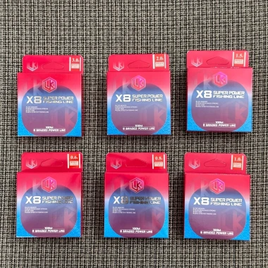 Dù Câu Cá Lure PE X8 LK Hòa 100m 150m Giá Rẻ 110k - Dây Câu Cá Chất Lượng Cao 0,6-3,0mm 3