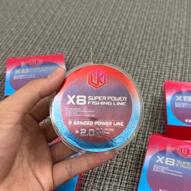 Dù Câu Cá Lure PE X8 LK Hòa 100m 150m Giá Rẻ 110k - Dây Câu Cá Chất Lượng Cao 0,6-3,0mm 9