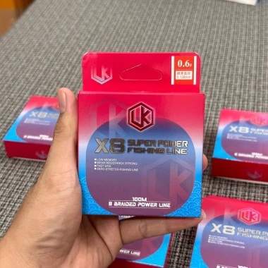 Dù Câu Cá Lure PE X8 LK Hòa 100m 150m Giá Rẻ 110k - Dây Câu Cá Chất Lượng Cao 0,6-3,0mm 11
