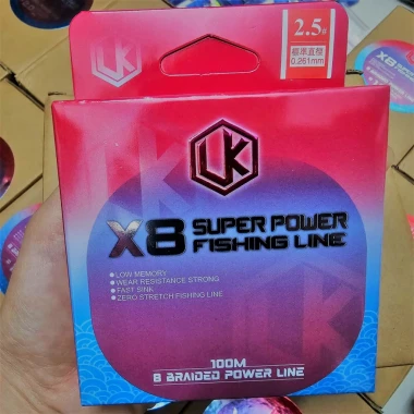 Dù Câu Cá Lure PE X8 LK Hòa 100m 150m Giá Rẻ 110k - Dây Câu Cá Chất Lượng Cao 0,6-3,0mm 16