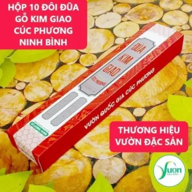 Đũa Gỗ Kim Giao 27cm Cúc Phương Ninh Bình - Hộp 10 Đôi Chất Lượng Cao Giá Tốt 119200đ 9