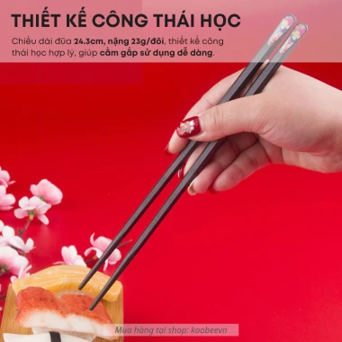 Đũa Kháng Khuẩn Phủ Sợi Thủy Tinh Chịu Nhiệt Chống Mốc Phong Cách Nhật Bản Giá Cực Tốt 5 Đũa Kháng Khuẩn Phủ Sợi Thủy Tinh Chịu Nhiệt Chống Mốc Phong Cách Nhật Bản Giá Cực Tốt 5