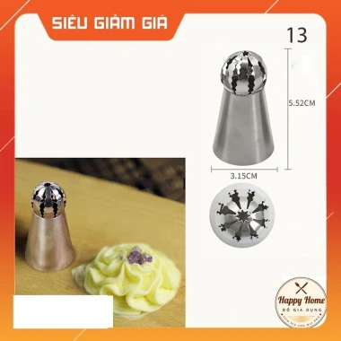 Đui bắt bông kem 3D thép không gỉ - Quả cầu sang trọng GIÁ CHỈ 18900Đ - CHẤT LƯỢNG CAO 7