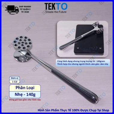 Dụng Cụ Đập Thịt Inox Tiện Lợi - Búa Đâm Thịt, Làm Mềm Thịt Bò Lợn 36999đ 9