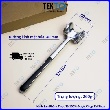 Dụng Cụ Đập Thịt Inox Tiện Lợi - Búa Đâm Thịt, Làm Mềm Thịt Bò Lợn 36999đ 11