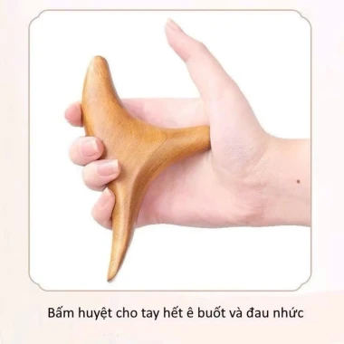 Dụng cụ massage gỗ én cạo gió giảm đau xương khớp giá rẻ chỉ 22999đ 4