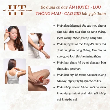 Dụng cụ massage gỗ én cạo gió giảm đau xương khớp giá rẻ chỉ 22999đ 5