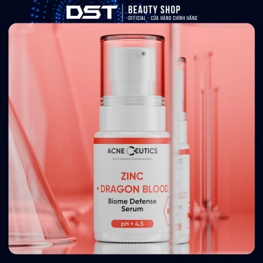 [Dược Sĩ Tiến] ACNECEUTICS ZINC + DRAGON BLOOD Serum Kẽm Huyết Rồng Giảm Viêm, Kiềm Dầu và Ngăn Ngừa Mụn (30g) 3