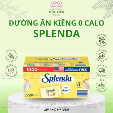 Đường Splenda Không Calo 100g – Ăn Kiêng Kiểm Soát Tiểu Đường, Keto, Giá Ưu Đãi 49.500₫