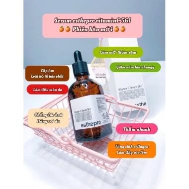 Esthepro Tinh chất trắng da chống lão hóa Vitamin C Serum 561 mẫu mới giá 191.000 VND
