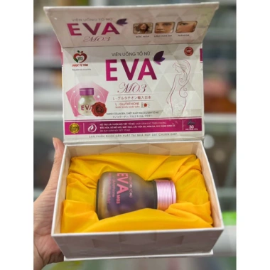 EVA M03 - Viên uống bổ nội tiết tố nữ, collagen, giảm bốc hỏa, làm đẹp da, chỉ 349.000đ