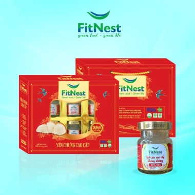FitNest Yến Sào Không Đường Cao Cấp 6 Hũ 70ml - Giá Giảm, Tốt Sức Khỏe 3
