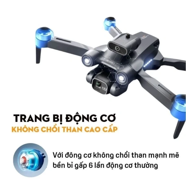 Hình ảnh sản phẩm Flycam Mini S1S chống va chạm, điều khiển từ xa - Drone giá rẻ không chổi than 759,000₫