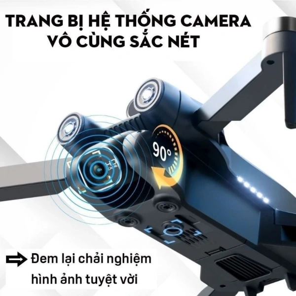 Hình ảnh sản phẩm Flycam Mini S1S chống va chạm, điều khiển từ xa - Drone giá rẻ không chổi than 759,000₫