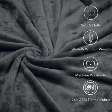 FOUNDTWO Nap Quilt, Bộ gối và chăn du lịch có thể gập lại ấm áp, Dây đeo hành lý chất lượng cao Thoải mái với túi đựng Gối ném mềm gia đình