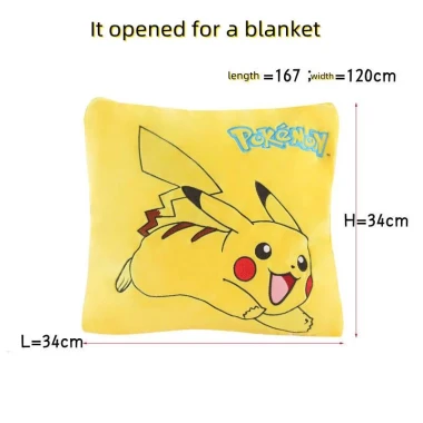 G13 Pikachu Cotton Gối Đệm Chữ U Dễ Thương, Mặt Dây Chuyền Di Động Ngủ Trưa, Xe Máy Bay Du Lịch 3