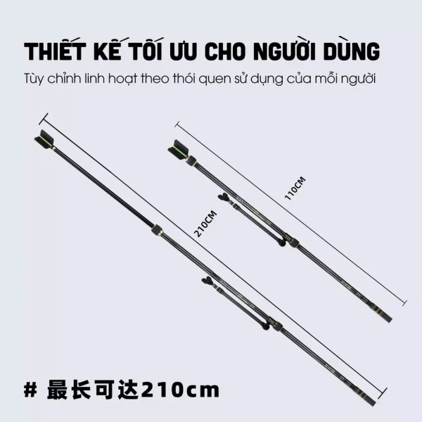 Hình ảnh sản phẩm Gác cần câu cá HKSA 110-210cm - Độ dài linh hoạt, chịu tải cao, giá ưu đãi 1,980,000₫