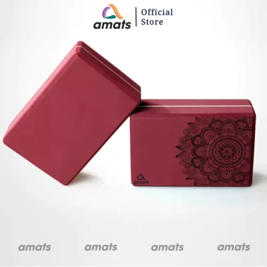 Gạch Tập Yoga Amats Blocks 300g Hoa Mandala Nổi - Không Lún, Độ Cứng Cao, Giá Tốt 55000đ 5