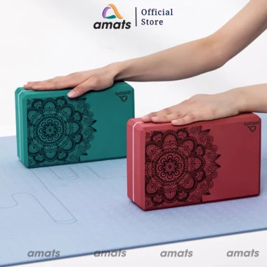 Gạch Tập Yoga Amats Blocks 300g Hoa Mandala Nổi - Không Lún, Độ Cứng Cao, Giá Tốt 55000đ 8