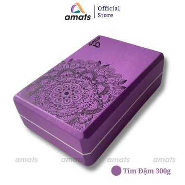 Gạch Tập Yoga Amats Blocks 300g Hoa Mandala Nổi - Không Lún, Độ Cứng Cao, Giá Tốt 55000đ 15