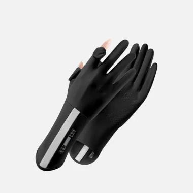 Găng Tay Chống Nắng Nữ Nam Hở Ngón Double.D Chống Tia UV - Lái Xe Mùa Hè Chỉ 39k! 11
