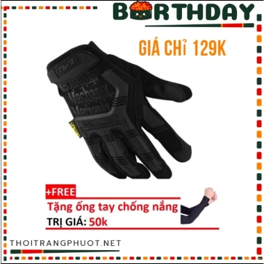 Găng Tay Mechanix Dài Ngón Phượt Chính Hãng - Chống Nắng Tặng Kèm - Giảm Sốc 38K 2