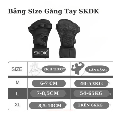Găng Tay Tập Gym Silicon Bảo Vệ Cổ Tay Chất Lượng Cao SKDK - Giảm 14% còn 58739đ 4