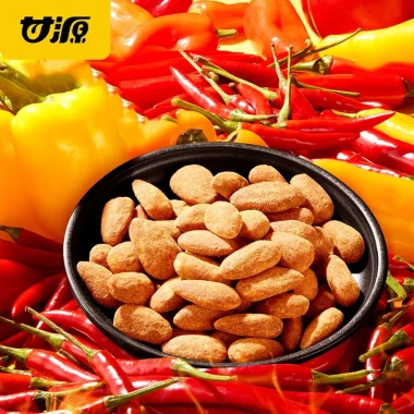 Ganyuan 3-9 gói hạt hạnh nhân vị gà tây hảo hạng, hương vị tuyệt vời, đồ ăn vặt tinh tế cho văn phòng.