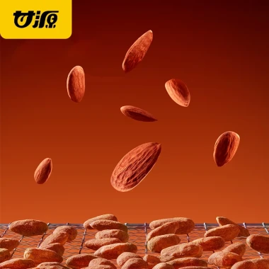 Ganyuan 3-9 gói hạt hạnh nhân vị gà tây hảo hạng, hương vị tuyệt vời, đồ ăn vặt tinh tế cho văn phòng.