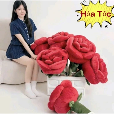 Gấu bông Hoa hồng khổng lồ 50-65-80cm Giá ưu đãi 247.000 VND mềm mại tặng kèm Gấu bông Hoa hồng khổng lồ 50-65-80cm Giá ưu đãi 247.000 VND mềm mại tặng kèm