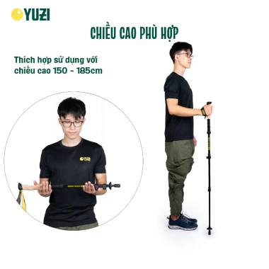 Gậy Leo Núi Trekking Yuzi Trek YZ65135 Chất Lượng Cao - Giảm 16% còn 279000 VND 9