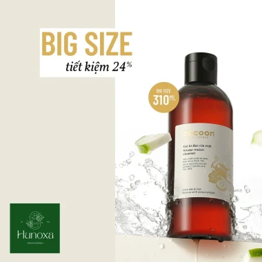 Gel bí đao rửa mặt Cocoon 310ml , sữa rửa mặt dạng gel thuần chay giảm dầu & mụn BIGSIZE - HUNOXA 2 Gel bí đao rửa mặt Cocoon 310ml , sữa rửa mặt dạng gel thuần chay giảm dầu & mụn BIGSIZE - HUNOXA 2