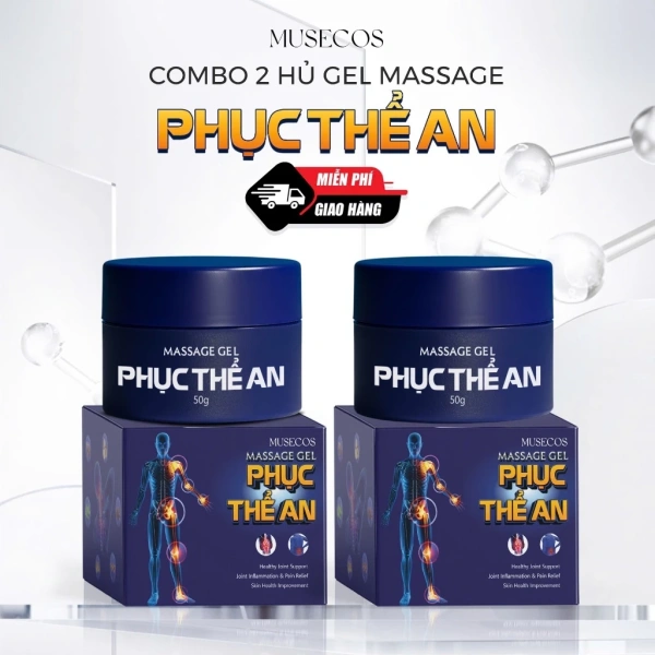 Hình ảnh sản phẩm Gel Massage Phục Thể An 50gr - Giảm tê nhức, mỏi cơ, mang cảm giác thư thái