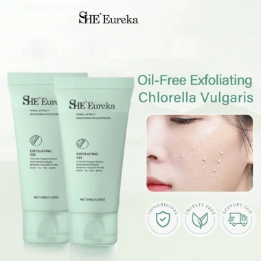 Gel Tẩy Tế Bào Chết Chlorella 100g She Eureka Chiết xuất thảo mộc, sáng da, chỉ 91.300đ