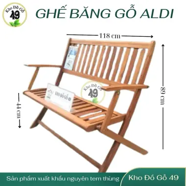Ghế Băng Sân Vườn Gỗ Bạch Đàn Xuất Âu - Giảm Giá Còn 1.150.000đ 11 Ghế Băng Sân Vườn Gỗ Bạch Đàn Xuất Âu - Giảm Giá Còn 1.150.000đ 11