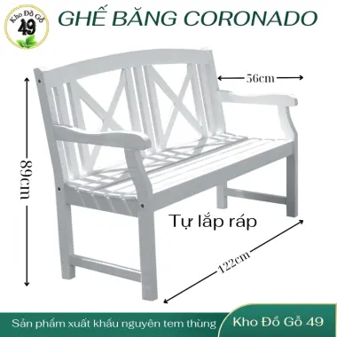 Ghế Băng Sân Vườn Gỗ Bạch Đàn Xuất Âu - Giảm Giá Còn 1.150.000đ 12 Ghế Băng Sân Vườn Gỗ Bạch Đàn Xuất Âu - Giảm Giá Còn 1.150.000đ 12