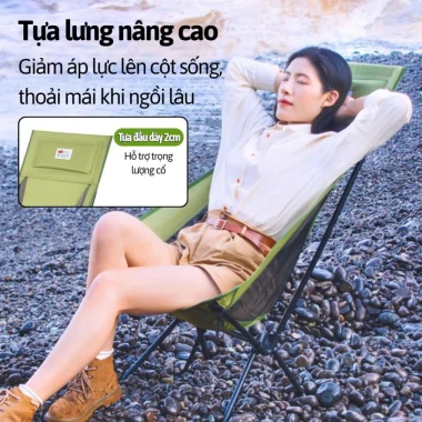 Ghế Camping Gấp Gọn Khung Thép Carbon Chịu Tải 240kg Giá Rẻ 7 Ghế Camping Gấp Gọn Khung Thép Carbon Chịu Tải 240kg Giá Rẻ 7