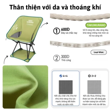 Ghế Camping Gấp Gọn Khung Thép Carbon Chịu Tải 240kg Giá Rẻ 9 Ghế Camping Gấp Gọn Khung Thép Carbon Chịu Tải 240kg Giá Rẻ 9