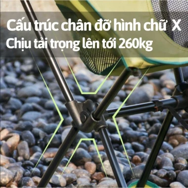 Ghế Camping Gấp Gọn Khung Thép Carbon Chịu Tải 240kg Giá Rẻ 10 Ghế Camping Gấp Gọn Khung Thép Carbon Chịu Tải 240kg Giá Rẻ 10