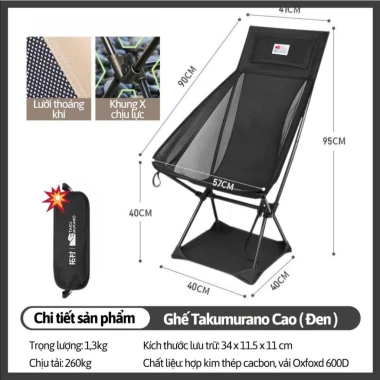 Ghế Camping Gấp Gọn Khung Thép Carbon Chịu Tải 240kg Giá Rẻ 12 Ghế Camping Gấp Gọn Khung Thép Carbon Chịu Tải 240kg Giá Rẻ 12
