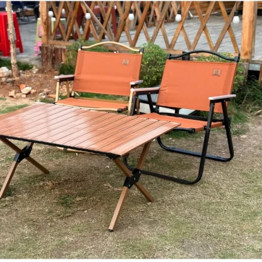 Ghế Camping Gấp Gọn Vải Cam - Ghế Du Lịch Dã Ngoại Giá Rẻ 160k, Khung Thép Cứng 2