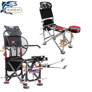 Ghế Câu Cá Địa Hình Siêu Bền KK19 - Giảm 116k Còn 580k, Full Phụ Kiện 2
