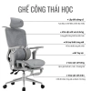 Ghế Công Thái Học CTH-86: Văn phòng, Game, Ngả 135° & Gác Chân - Giá giảm 3.159k 4